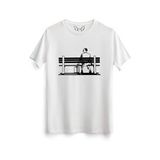 Forrest Gump Tasarımlı Baskılı Beyaz Tshirt