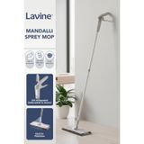FORSACE Mandallı Sprey Mop Pratik Su Püskürtmeli Mikrofiber Başlıklı Yeni Nesil Kovasız Temizlik