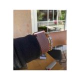 Forsis Aksesuar Apple Watch Rose Pink Metal Kordon 45 Mm