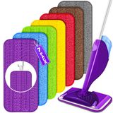FORSPEEDER Swiffer WetJet için Yeniden Kullanılabilir Paspas Pedleri, Swiffer Islak Jet Sprey Paspas için Islak Pedler Yedekler, Mikrofiber Paspas Dolum Pedleri Makinede Yıkanabilir 100+ Her Türlü