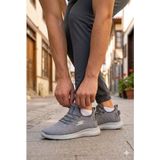 Fort 0085 Pasomia Rahat Hafif Anatomik Triko Bağcıksız Sneaker Spor Ayakkabı - Füme