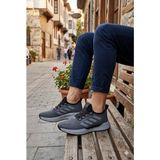 Fort 0141 Acropol Rahat Hafif Anatomik Triko Bağcıksız Sneaker Spor Ayakkabı - Füme