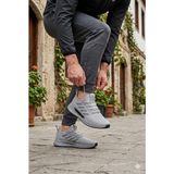 Fort 0141 Acropol Rahat Hafif Anatomik Triko Bağcıksız Sneaker Spor Ayakkabı - Gri