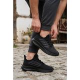 Fort 0141 Acropol Rahat Hafif Anatomik Triko Bağcıksız Sneaker Spor Ayakkabı - Siyah