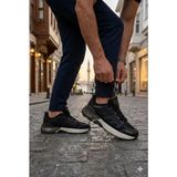 Fort 2427 Jamper Anatomik Rahat Erkek Spor Ayakkabı - Siyah - Beyaz