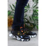 Fort 24k573 Rahat Esnek Sneaker Erkek Spor Ayakkabı - Siyah