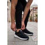 Fort Alvın Ryt Anatomik Rahat Sneaker Erkek Spor Ayakkabı - Siyah - Beyaz