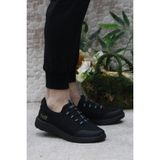 Fort B85 Siyah Rahat Esnek Sneaker Erkek Spor Ayakkabi