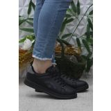 Fort Row Lena Siyah Füme Rahat Hafif Sneaker Kadın Spor Ayakkabı