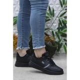 Fort Row Luna Siyah Rahat Hafif Sneaker Kadın Spor Ayakkabı