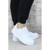 Fort Wks 2542 Hafif Rahat Sneaker Unisex Spor Ayakkabı - Beyaz