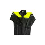 Forte Gt 1134 Pvc Kurye Paketçi Yağmurluğu Takım Cepli Neon Sarı - Siyah