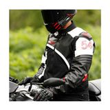 Forte Gt AR54 Deri – Kırmızı Korumalı Motosiklet Deri Tekstil Mont Ceket - 3XL