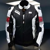 Forte Gt Xbyc 592 Benkıa Kaıto Full Koruma Yazlık Motosiklet Montu 2XL Beden Siyah Beyaz