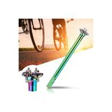 Forte GT XBYC 676 Düz 27.2mm X 350mm Sele Borusu Bisiklet Koltuk Borusu Alüminyum Rainbow
