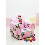Forte Luva Mickey Mouse Desenli Pembe Çocuk Koltuğu Klasik Tasarım Ahşap Malzemeden Üretilmiş