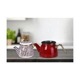 Forte Red Mini Model Emaye Çaydanlık