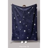 Fortek Home Dijital Baskılı Polar Battaniye - Fleece Blanket - 130x160 Cm