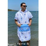 Fortek Home Sörf Yazlık Panço Kapşonlu Bornoz Plaj Havlusu(LIVE FREE) Summer