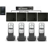 Fortel Z206 2 Harici 4 Dahili Pbx Gigaset A690 Uyumlu Kablosuz Telefon Santrali