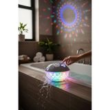 Fortico Bluetooth Rgb Hoparlör Suya Dayanıklı Bluetooth BT601 Havuz Hoparlörü Renkli Rgb LED Işık IP68 Su Geçirmez Dahili Şarjlı Pil