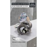 FORTİCO H4 Mercekli Led Far Ampulü PremiumMAVX 22.000 Lümen Şimşek Etkili Keskin Ufuk çizgili Led ZenonVRPRO