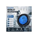 FORTİCO Kablolu Büyük Ekran Dijital Kilometre Sayacı Su Geçirmez Bisiklet Bilgisayarı KM Saati Hız ve Mesafe Ölçer Su Geçirmez Ledli LCD Ekranlı Kablolu
