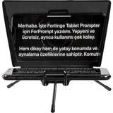 Fortinge Mıa Kıt(Telefon Prompter+Bluetooth Kumanda) - Siyah