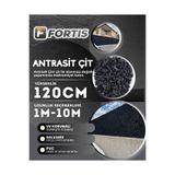 Fortis Peyzaj Çim Çit 120 Cm X 1 Mt – Örgü Telli Bahçe Çiti – Antrasit – Üreticiden – Bağlama Teli Hediyeli