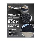 Fortis Peyzaj Çim Çit 80 Cm X 3 Mt – Örgü Telli Bahçe Çiti – Antrasit – Üreticiden – Bağlama Teli Hediyeli