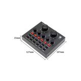 fortrek V8S Ses Usb Kulaklık Mikrofon Web Yayını Canlı Harici Ses Kartı Ile 5.0 Kişisel Eğlence