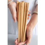 FORTUNE Chopsticks 1 Paket 10 Çift - Çin Yemeği Çubuğu - Bambu