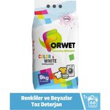 Forwet Toz Çamaşır Deterjanı Renkliler ve Beyazlar Için 9 kg