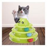 ForWhat Büro Ev Evcil Hayvanı İçin Eğlenceli Üç Katlı Kedi Oyun Seti