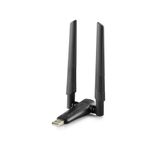 ForWhat Büro Ev Ofis Bilgisayarı Için AIC8800D AX1800 2.4ghz&5ghz Wifi6 Siyah USB Wıfı Adaptor