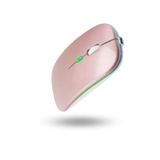 ForWhat Büro Ev Ofis Bilgisayarı için Rgb Rose Şarjlı Kablosuz Mouse