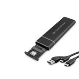 ForWhat Büro Ev Ofis Bilgisayarı için Siyah JMS583 TypeC 3.1 Usb3 NME M2 CHIP SSD Kutusu