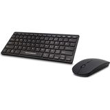 ForWhat Büro Ev Ofis Bilgisayarı Için Siyah Q Wıreless Smart Klavye Mouse Seti - Renkli