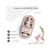 ForWhat Büro Ev Ofis Bilgisayarı için Tekli Pembe 501 Bt+ WiFi Mouse
