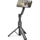 ForWhat Büro Ev Ofis Cep Telefonu için 105CM Siyah Kumandalı Bluetooth Manyetik Tripod Selfie Çubuğu Seti