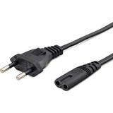 ForWhat Büro Ev Ofis Cihazı için 1,5MT 1MM 42Pın Siyah Uzun Soket Teyp Power Güç Kablosu