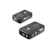 ForWhat Büro Ev Ofis Cihazları için Siyah 2PORT 2OUT Vga Usb Console Kvm Switch