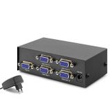 ForWhat Büro Ev Ofis Cihazları için Siyah 4OUT 200MHZ Vga Splitter