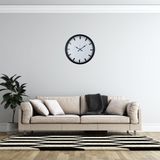 ForWhat Büro Ev Ofis Dekoru için 52CM Siyah Prime Motif Duvar Saati