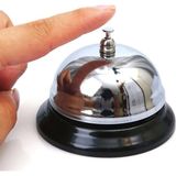 ForWhat Büro Ev Ofis Dekoru için Silver Metal Resepsiyon Zili