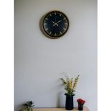 ForWhat Büro Ev Ofis Duvar Saati için 36CM Kahve Modern Tip Mekanizma