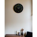 ForWhat Büro Ev Ofis Duvar Saati için 36CM Siyah Standart Mekanizma