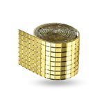 ForWhat Büro Ev Ofis Etkinik Dekoru için 30X30CM Yapışkanlı Kare Gold Cam Mozaik Fayans Aynalı Dekor Panel