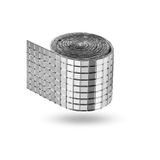 ForWhat Büro Ev Ofis Etkinik Dekoru için 30X30CM Yapışkanlı Kare Silver Cam Mozaik Fayans Aynalı Dekor Panel