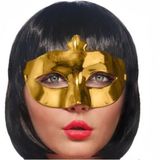 ForWhat Büro Ev Ofis Etkinlik Gösteri Balo Kostüm Maskesi için Golden Parlak Maske
